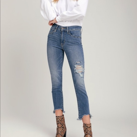 724 high rise straight crop